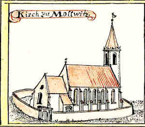 Kirch zu Molwitz - Kościół, widok ogólny